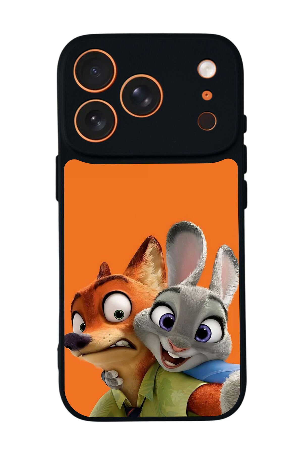 iPhone 17 Pro Uyumlu Zootropolis Tasarımlı Glossy Premium Kılıf