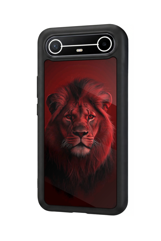 Tecno Spark Slim 5G Uyumlu Aslan Tasarımlı Glossy Premium Kılıf
