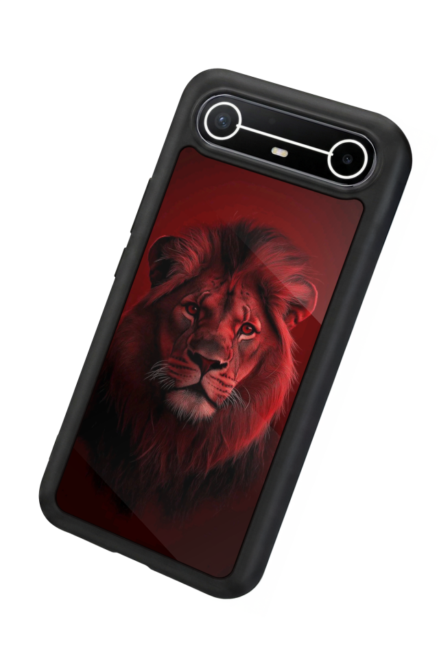 Tecno Spark Slim 5G Uyumlu Aslan Tasarımlı Glossy Premium Kılıf