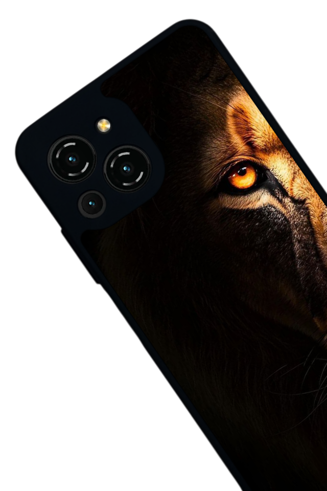 Reeder S23 Pro Max Uyumlu Aslan Tasarımlı Glossy Premium Kılıf