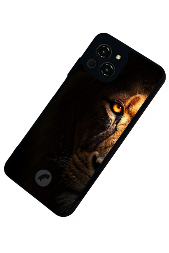 Reeder S23 Pro Max Uyumlu Aslan Tasarımlı Glossy Premium Kılıf