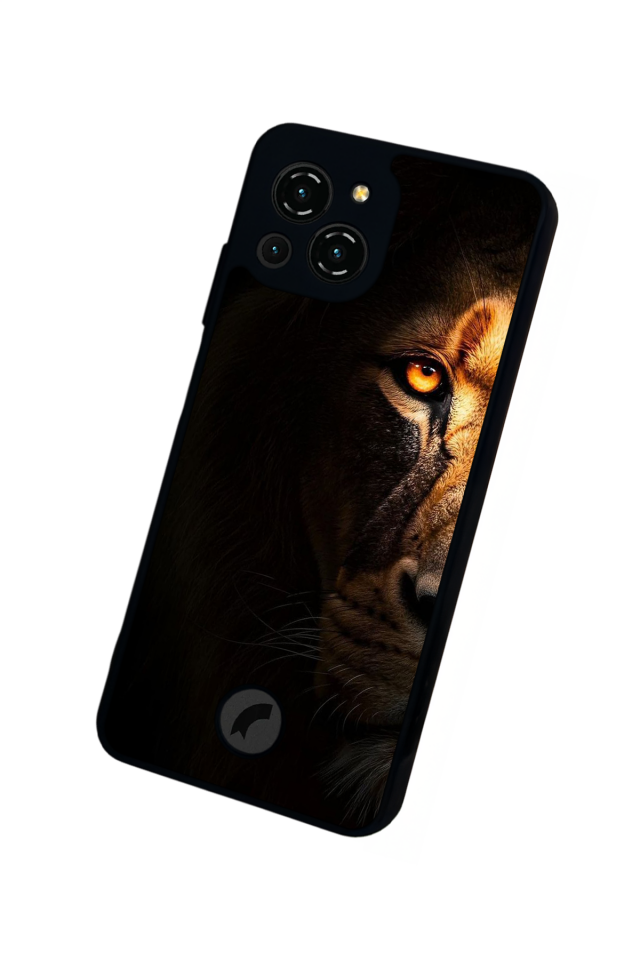Reeder S23 Pro Max Uyumlu Aslan Tasarımlı Glossy Premium Kılıf