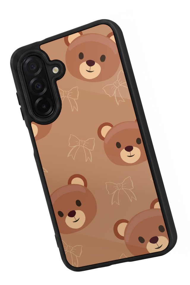 Samsung Galaxy A56 Uyumlu Ayı Tasarımlı Glossy Premium Kılıf