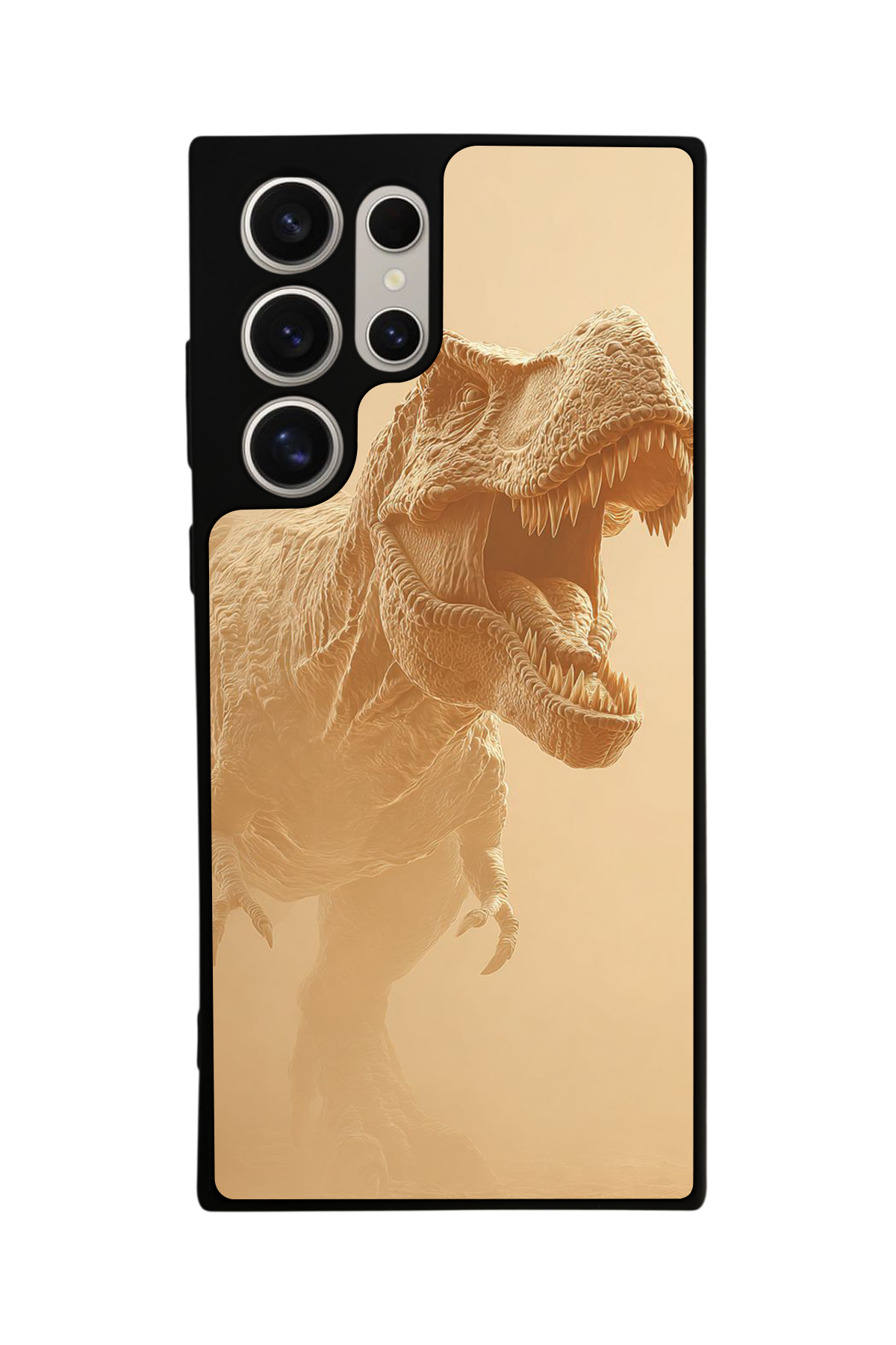 Samsung Galaxy S22 Ultra Uyumlu Dinazor Tasarımlı Glossy Premium Kılıf