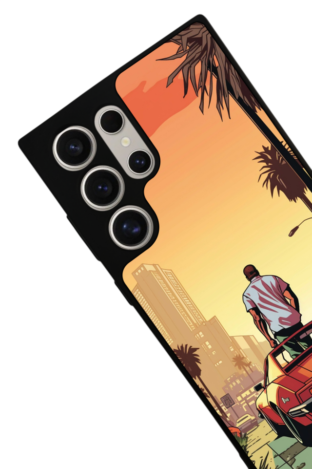 Samsung Galaxy S24 Ultra Uyumlu GTA Tasarımlı Glossy Premium Kılıf