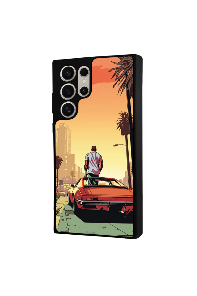 Samsung Galaxy S24 Ultra Uyumlu GTA Tasarımlı Glossy Premium Kılıf