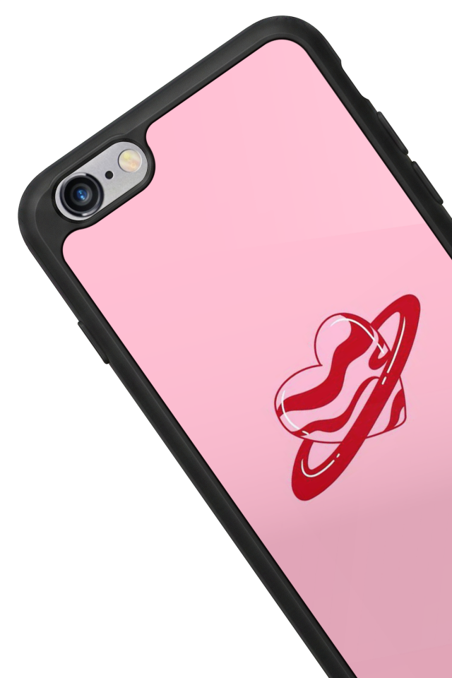 iPhone 6s Plus Uyumlu Kalp Love Tasarımlı Glossy Premium Kılıf