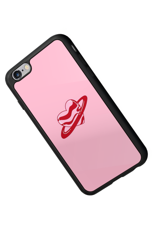 iPhone 6s Plus Uyumlu Kalp Love Tasarımlı Glossy Premium Kılıf