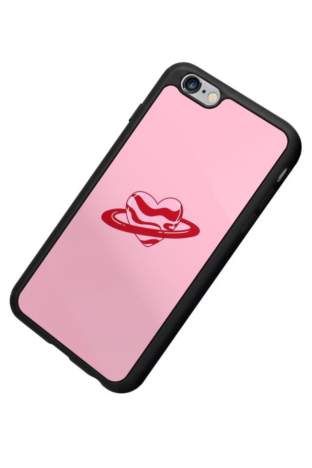 iPhone 6s Plus Uyumlu Kalp Love Tasarımlı Glossy Premium Kılıf