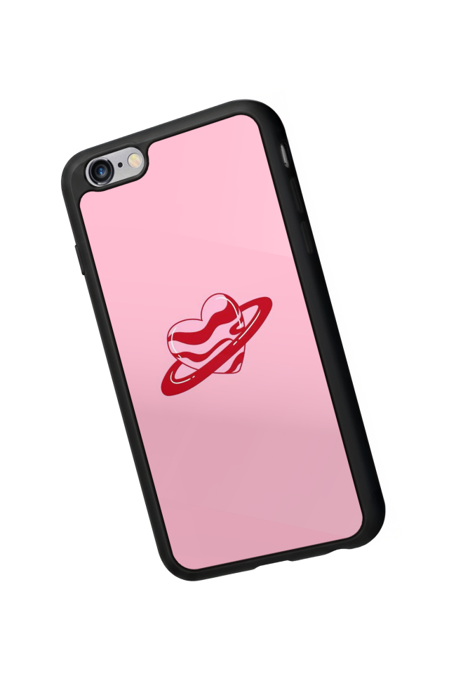 iPhone 6s Plus Uyumlu Kalp Love Tasarımlı Glossy Premium Kılıf