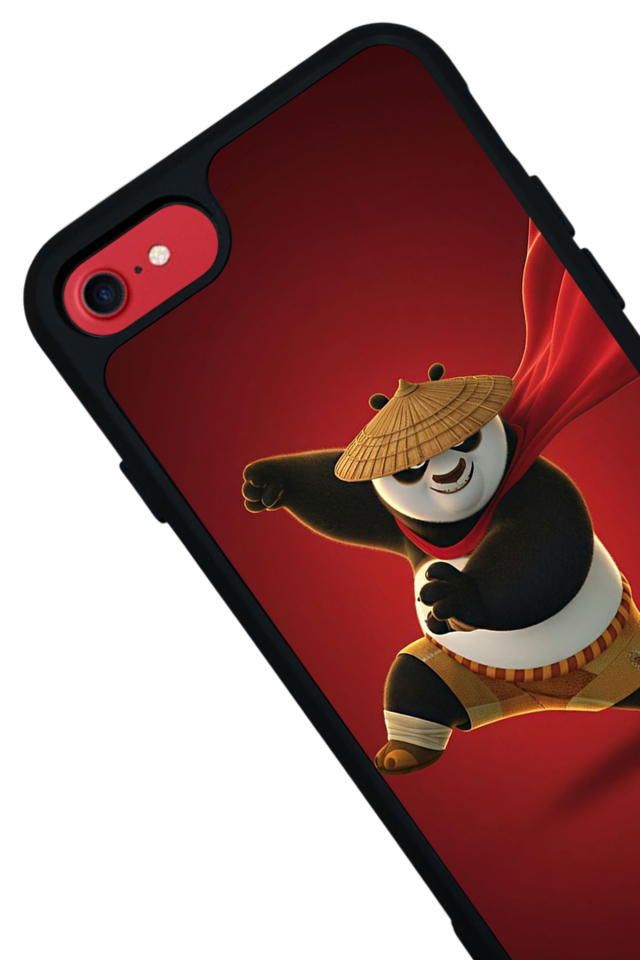 iPhone SE Uyumlu Kung Fu Panda Tasarımlı Glossy Premium Kılıf