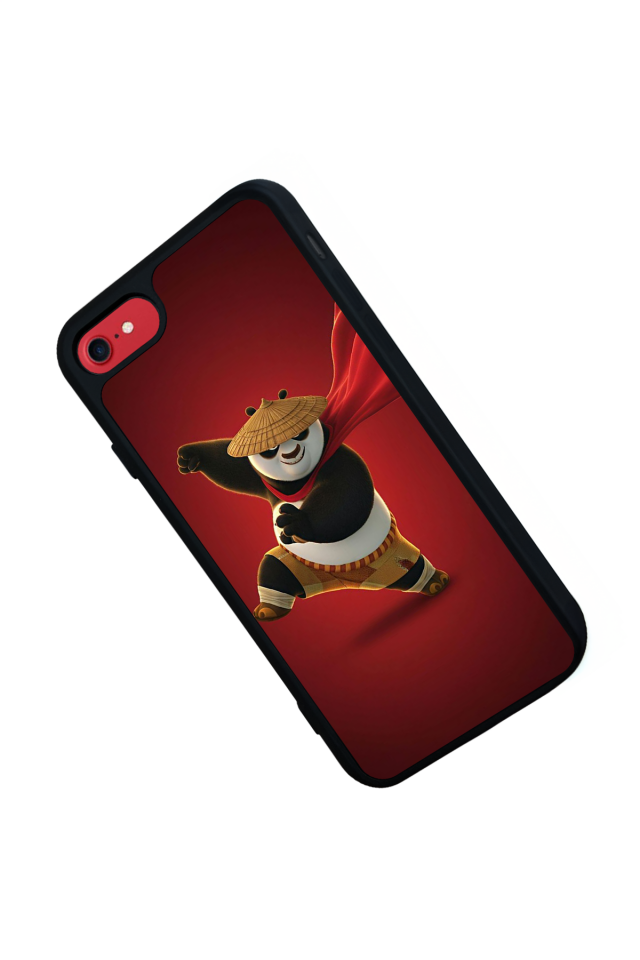 iPhone SE Uyumlu Kung Fu Panda Tasarımlı Glossy Premium Kılıf