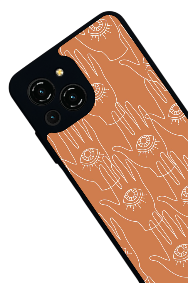 Reeder S23 Pro Max Uyumlu Line Art Tasarımlı Glossy Premium Kılıf