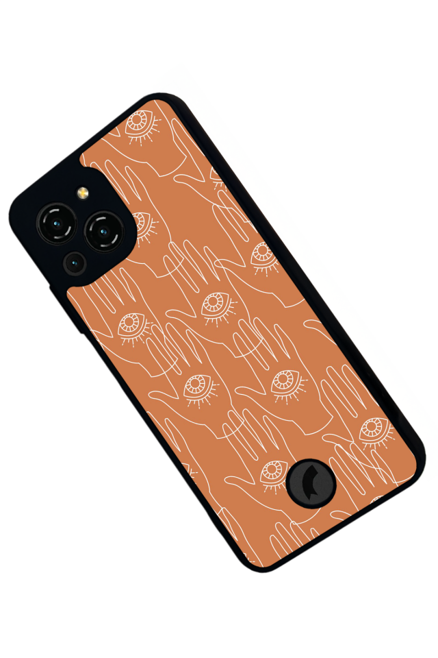 Reeder S23 Pro Max Uyumlu Line Art Tasarımlı Glossy Premium Kılıf