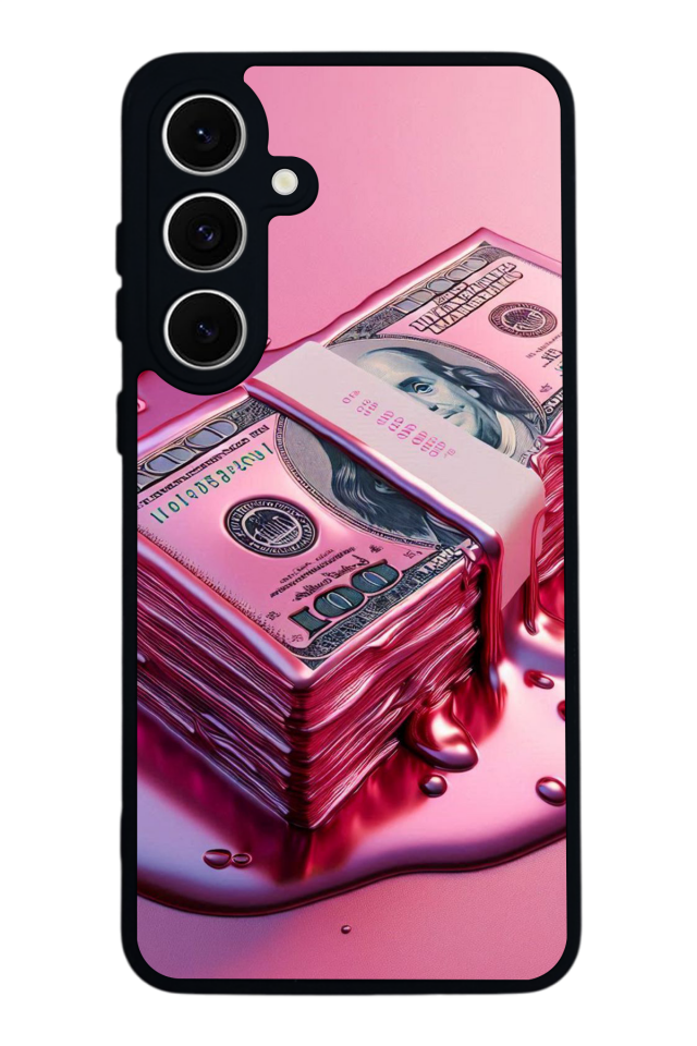 Samsung Galaxy S24 FE Uyumlu Money Para Tasarımlı Glossy Premium Kılıf