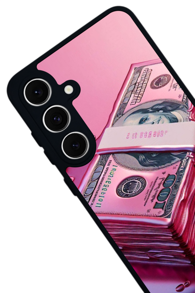 Samsung Galaxy S24 FE Uyumlu Money Para Tasarımlı Glossy Premium Kılıf