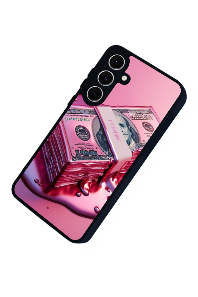Samsung Galaxy S24 FE Uyumlu Money Para Tasarımlı Glossy Premium Kılıf