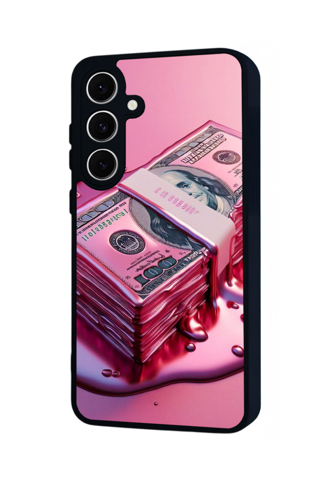 Samsung Galaxy S24 FE Uyumlu Money Para Tasarımlı Glossy Premium Kılıf