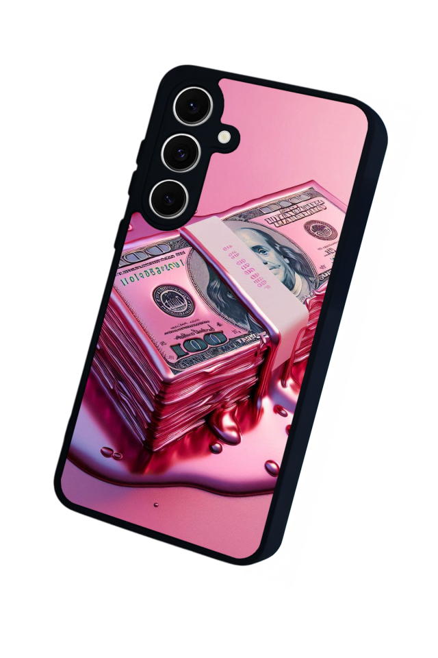 Samsung Galaxy S24 FE Uyumlu Money Para Tasarımlı Glossy Premium Kılıf