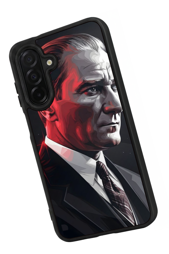 Samsung Galaxy A36 Uyumlu Mustafa Kemal Ataturk Tasarımlı Glossy Premium Kılıf