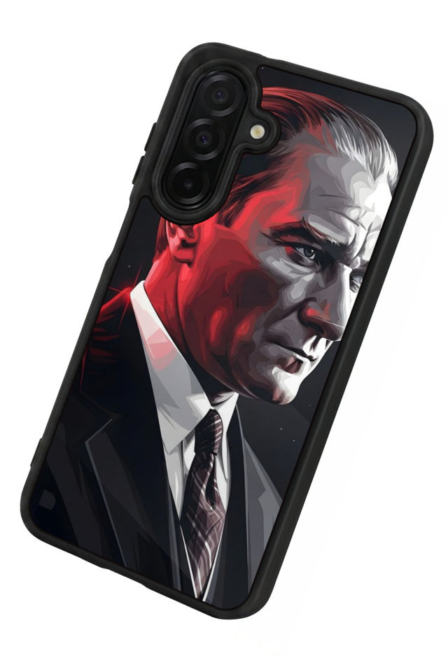 Samsung Galaxy A36 Uyumlu Mustafa Kemal Ataturk Tasarımlı Glossy Premium Kılıf