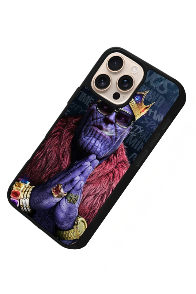 iPhone 15 Pro Uyumlu Thanos Tasarımlı Glossy Premium Kılıf