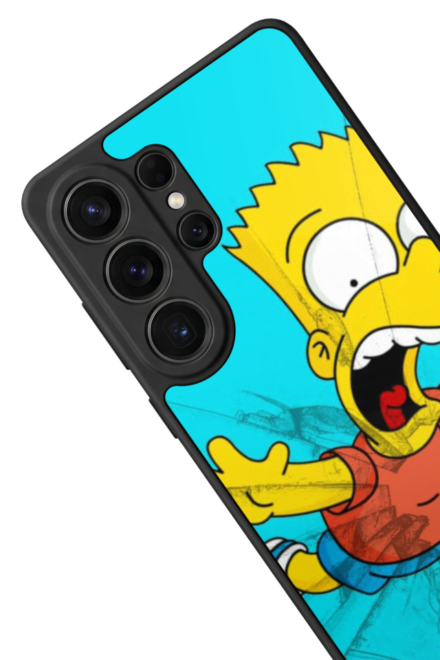 Samsung Galaxy S26 Ultra Uyumlu The Simpsons Tasarımlı Glossy Premium Kılıf