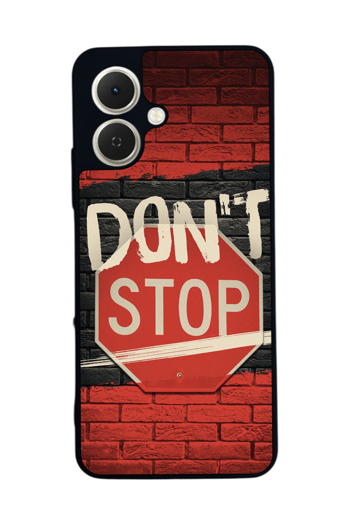 Tecno Spark GO 2 Uyumlu Dont Stop Tasarımlı Glossy Premium Kılıf