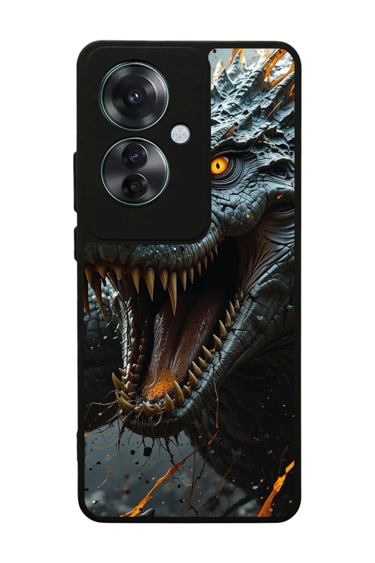 Oppo Reno 11F Uyumlu T-ReOppo Oppo Reno 11F Tasarımlı Glossy Premium Kılıf