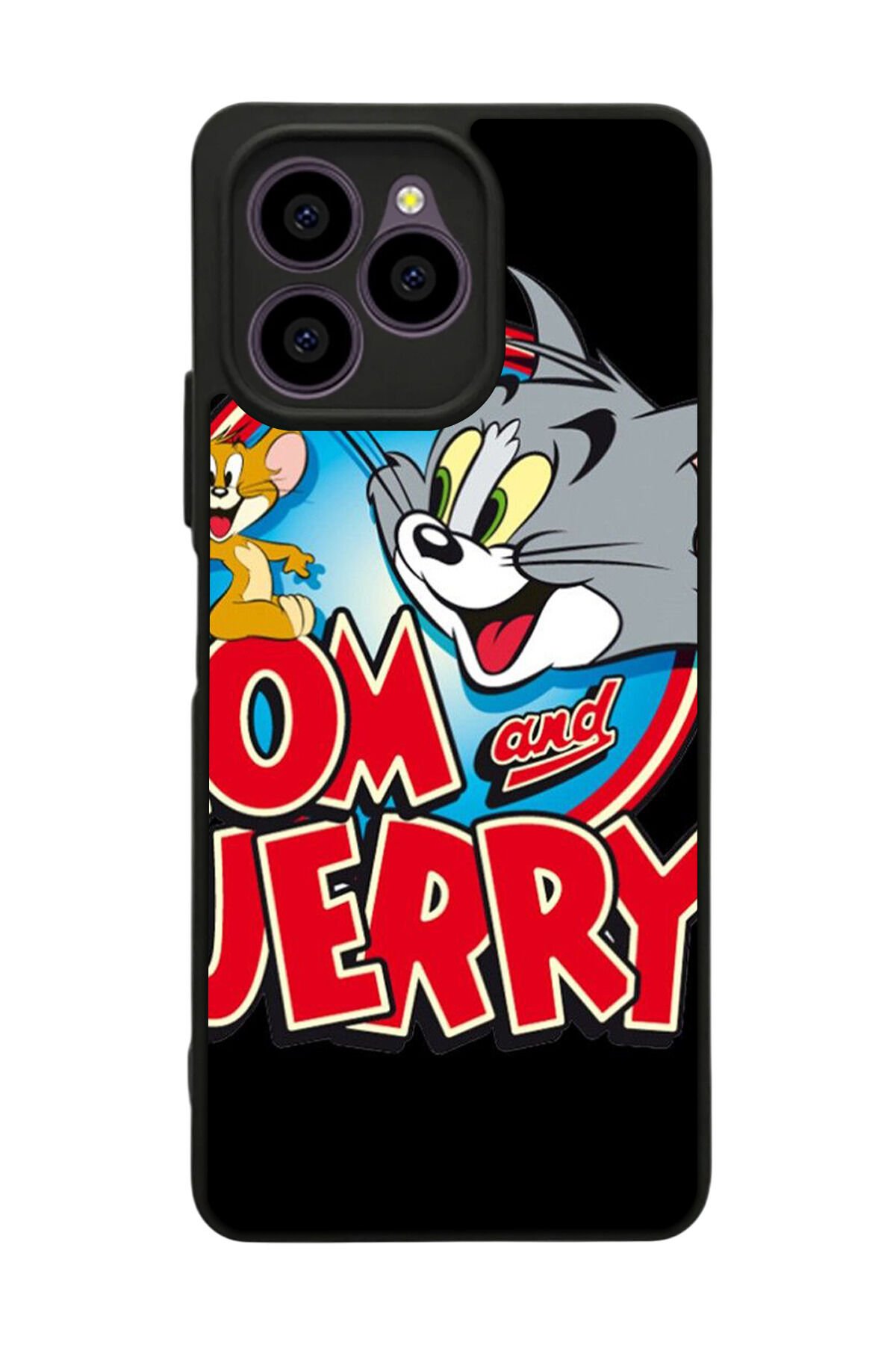 Omix X6 Uyumlu Tom And Jerry Tasarımlı Glossy Premium Kılıf
