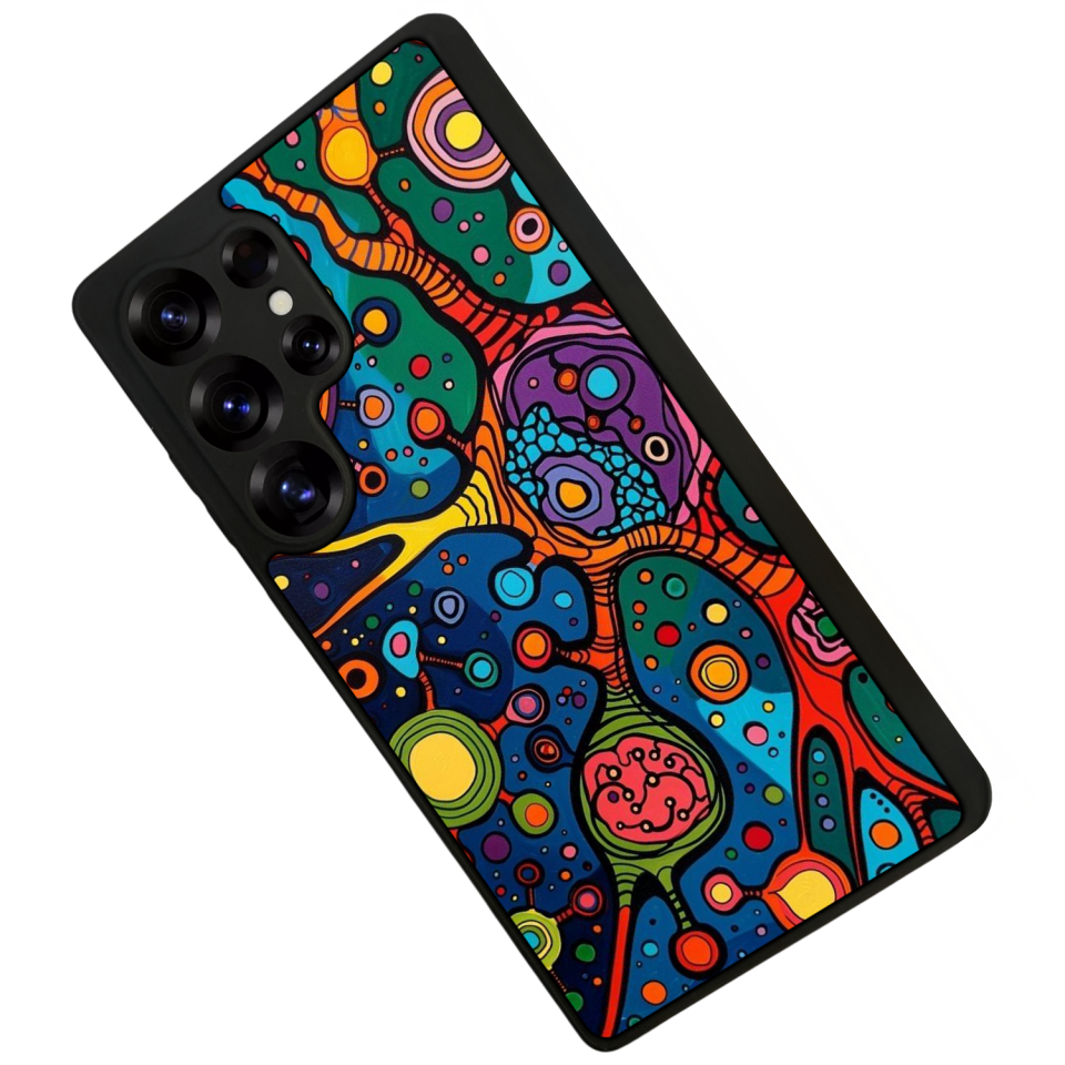 Samsung Galaxy S25 Ultra Uyumlu Abstract Tasarımlı Glossy Premium Kılıf