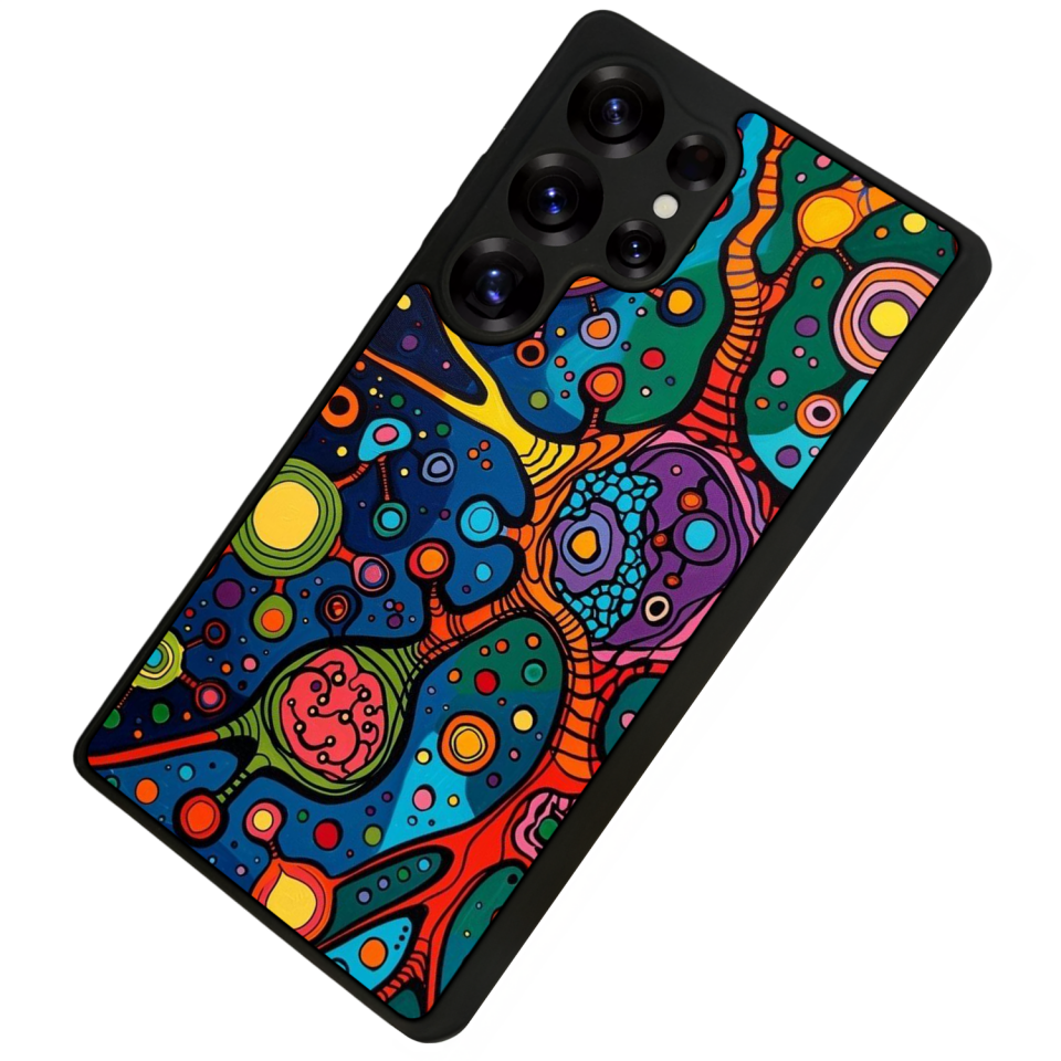 Samsung Galaxy S25 Ultra Uyumlu Abstract Tasarımlı Glossy Premium Kılıf