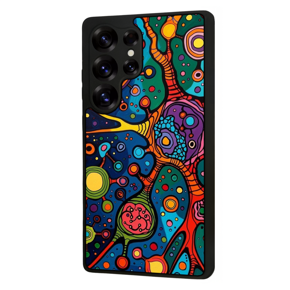 Samsung Galaxy S25 Ultra Uyumlu Abstract Tasarımlı Glossy Premium Kılıf