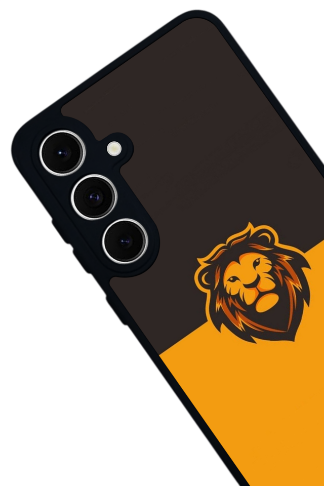 Samsung Galaxy A16 Uyumlu Aslan Tasarımlı Glossy Premium Kılıf