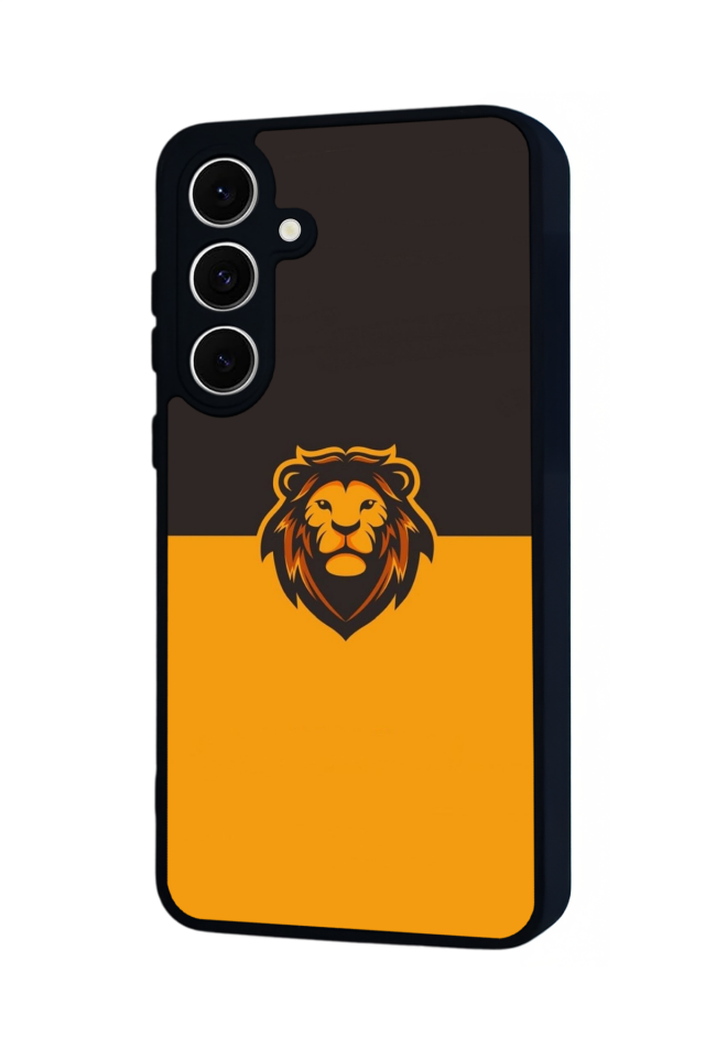 Samsung Galaxy A16 Uyumlu Aslan Tasarımlı Glossy Premium Kılıf