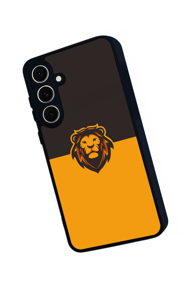 Samsung Galaxy A16 Uyumlu Aslan Tasarımlı Glossy Premium Kılıf