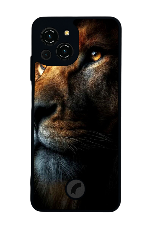 Reeder S23 Pro Max Uyumlu Aslan Tasarımlı Glossy Premium Kılıf