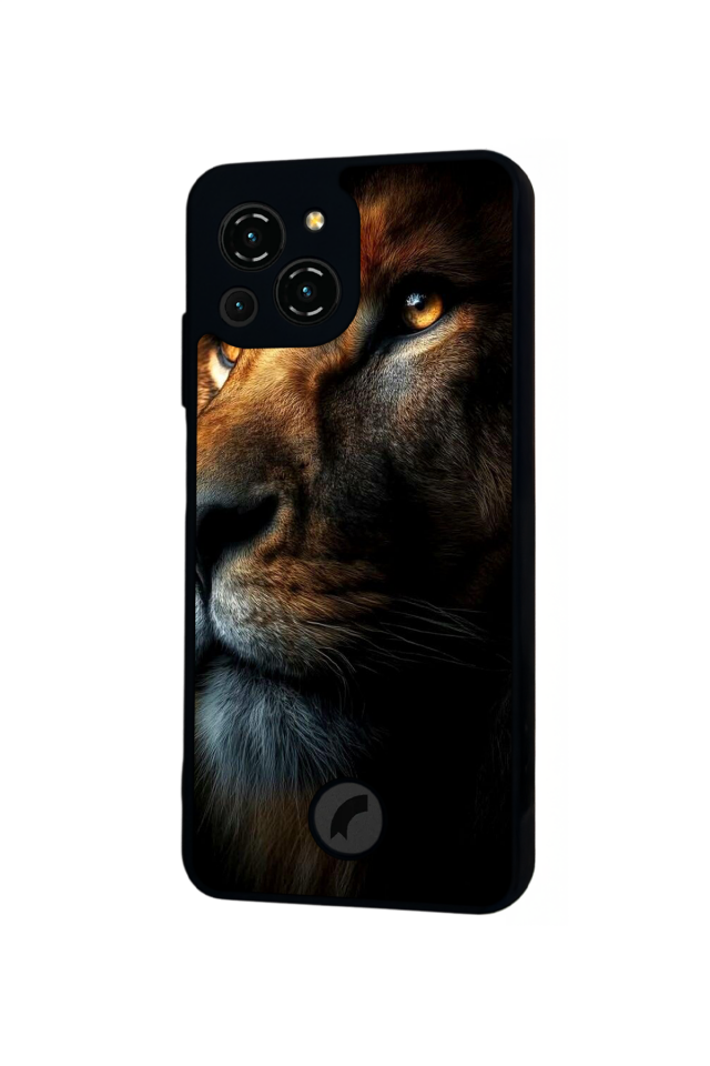Reeder S23 Pro Max Uyumlu Aslan Tasarımlı Glossy Premium Kılıf