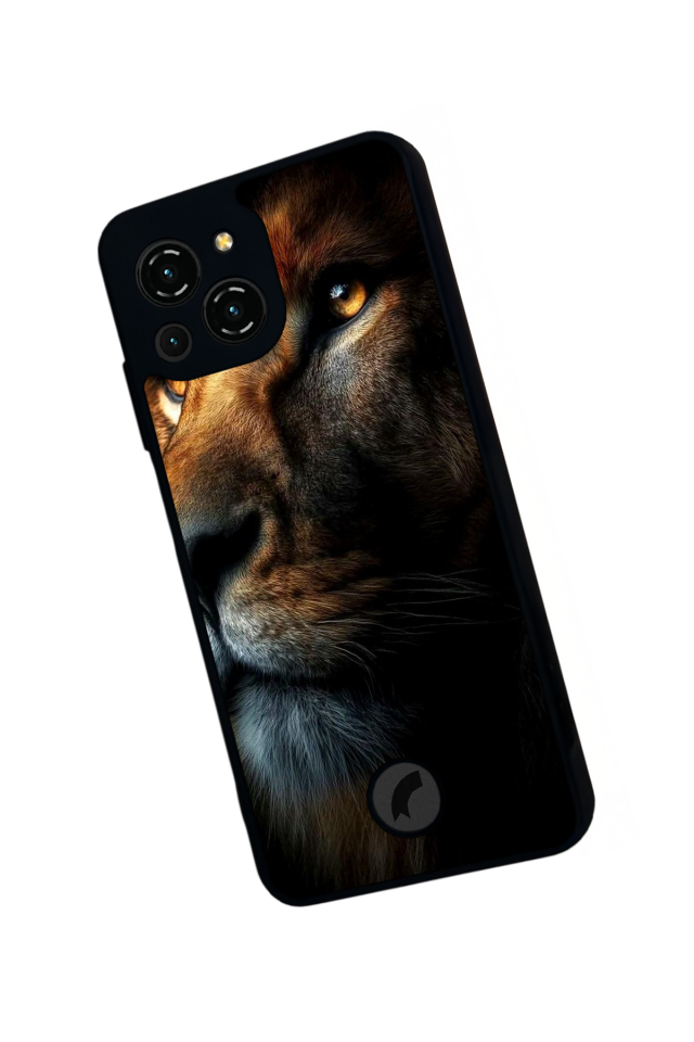 Reeder S23 Pro Max Uyumlu Aslan Tasarımlı Glossy Premium Kılıf