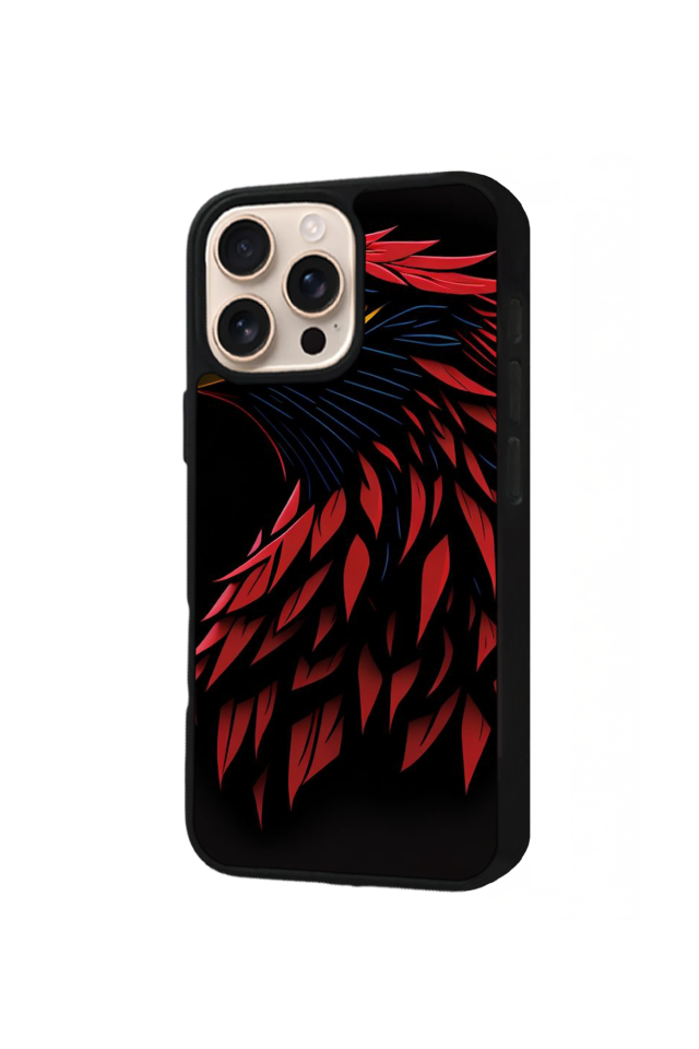 iPhone 16 Pro Max Uyumlu Besiktas Tasarımlı Glossy Premium Kılıf