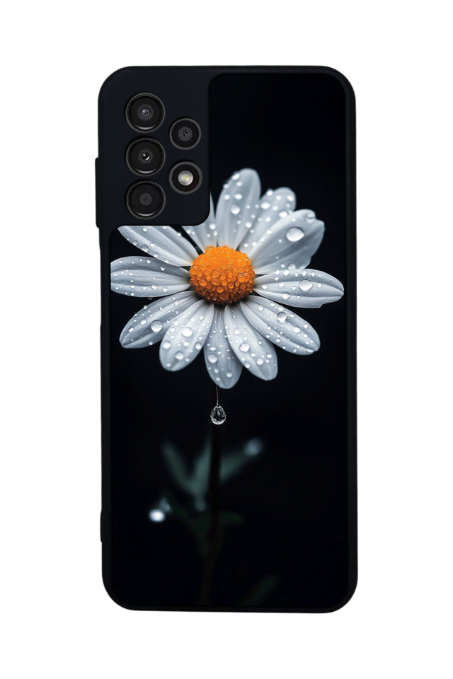 Samsung Galaxy A13 Uyumlu Cicek Tasarımlı Glossy Premium Kılıf