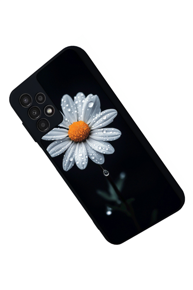 Samsung Galaxy A13 Uyumlu Cicek Tasarımlı Glossy Premium Kılıf