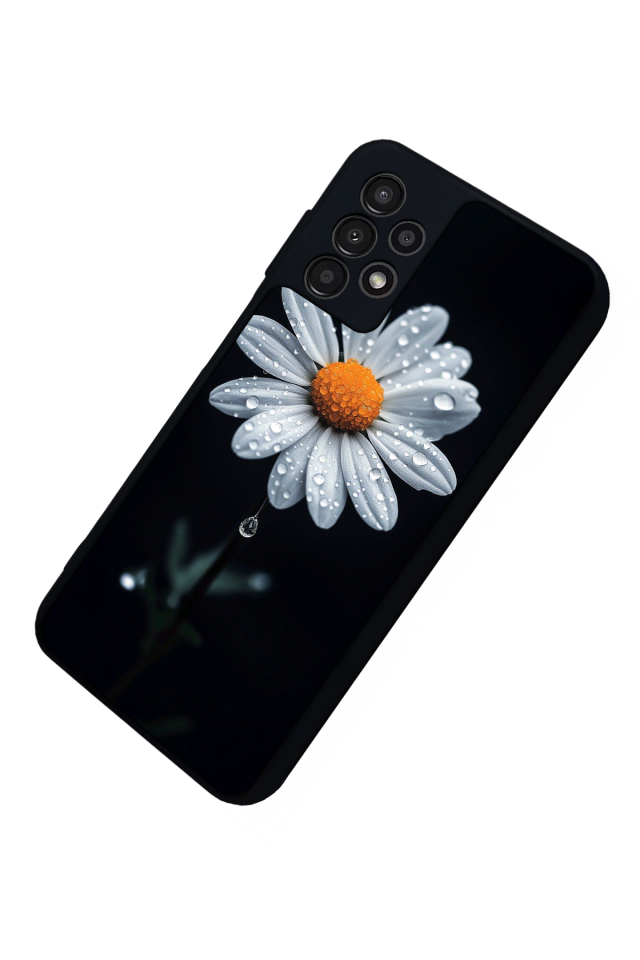 Samsung Galaxy A13 Uyumlu Cicek Tasarımlı Glossy Premium Kılıf