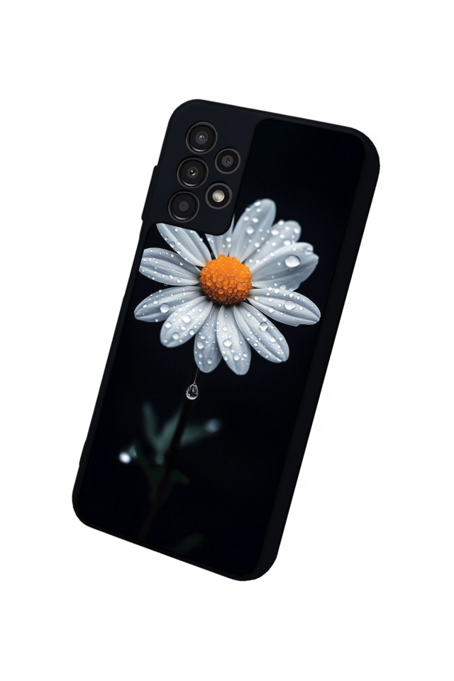 Samsung Galaxy A13 Uyumlu Cicek Tasarımlı Glossy Premium Kılıf