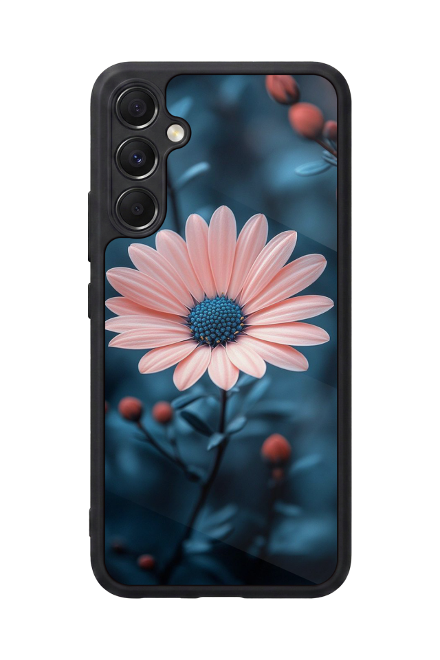 Samsung Galaxy M34 Uyumlu Cicek Tasarımlı Glossy Premium Kılıf