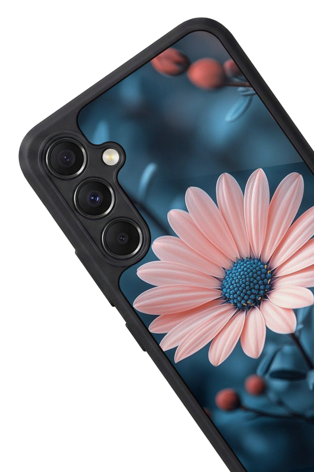 Samsung Galaxy M34 Uyumlu Cicek Tasarımlı Glossy Premium Kılıf