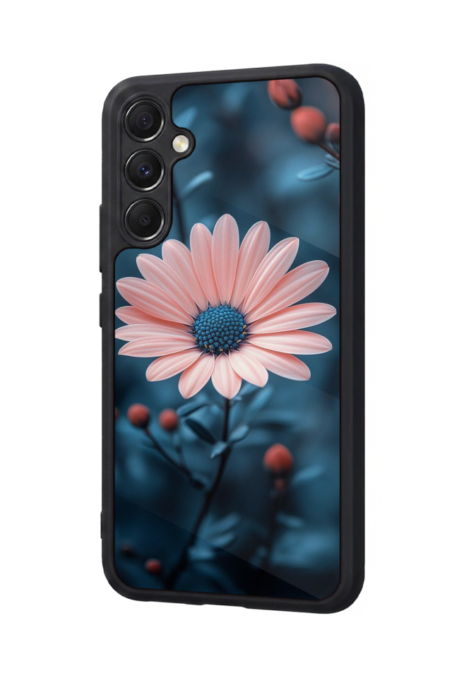 Samsung Galaxy M34 Uyumlu Cicek Tasarımlı Glossy Premium Kılıf
