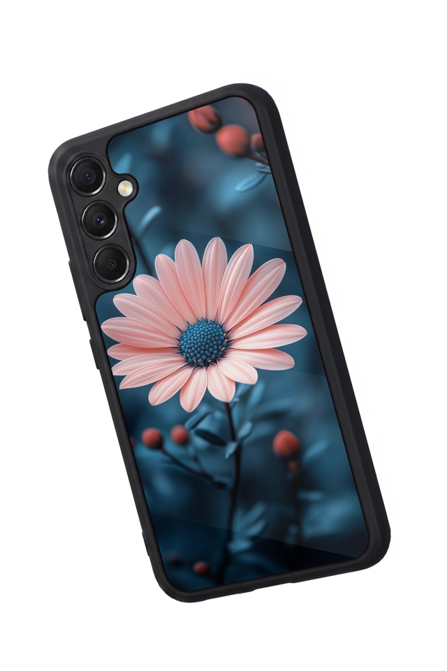 Samsung Galaxy M34 Uyumlu Cicek Tasarımlı Glossy Premium Kılıf