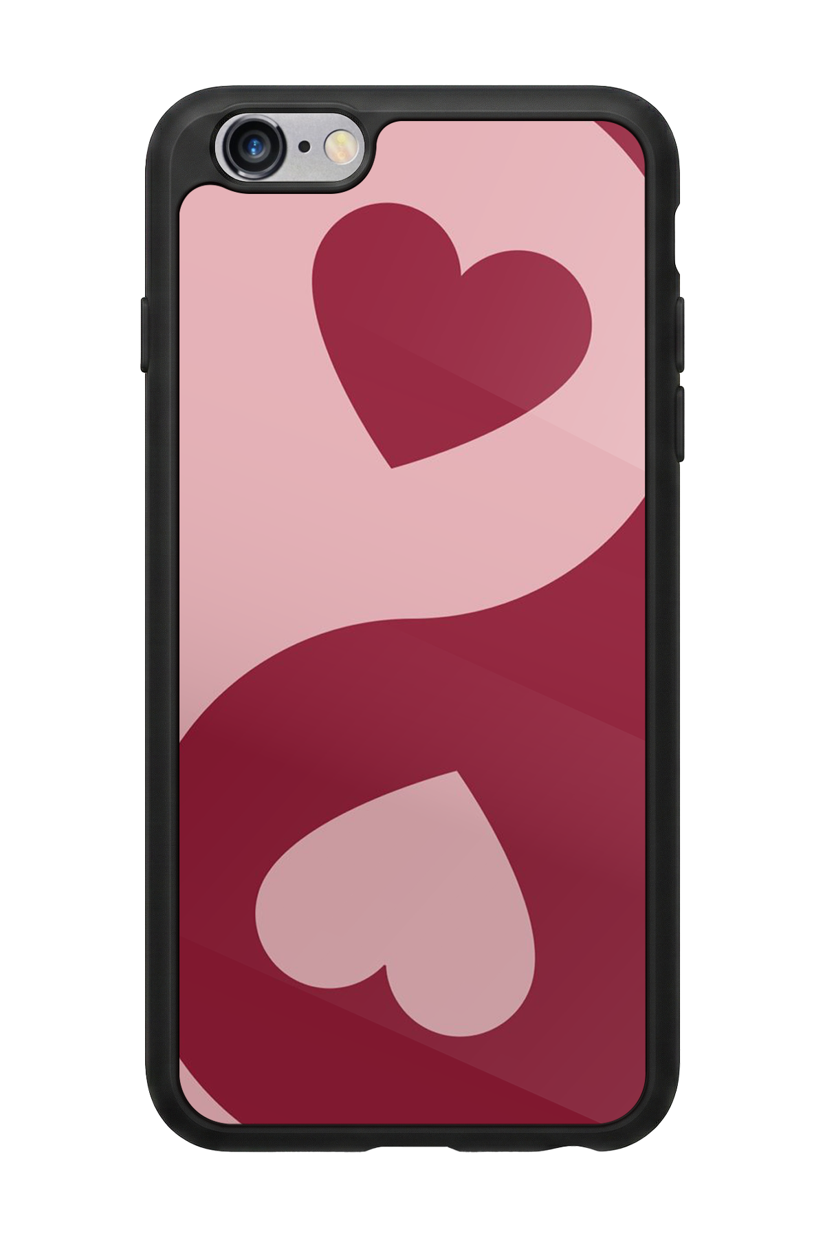 iPhone 6s Plus Uyumlu Kalp Love Tasarımlı Glossy Premium Kılıf
