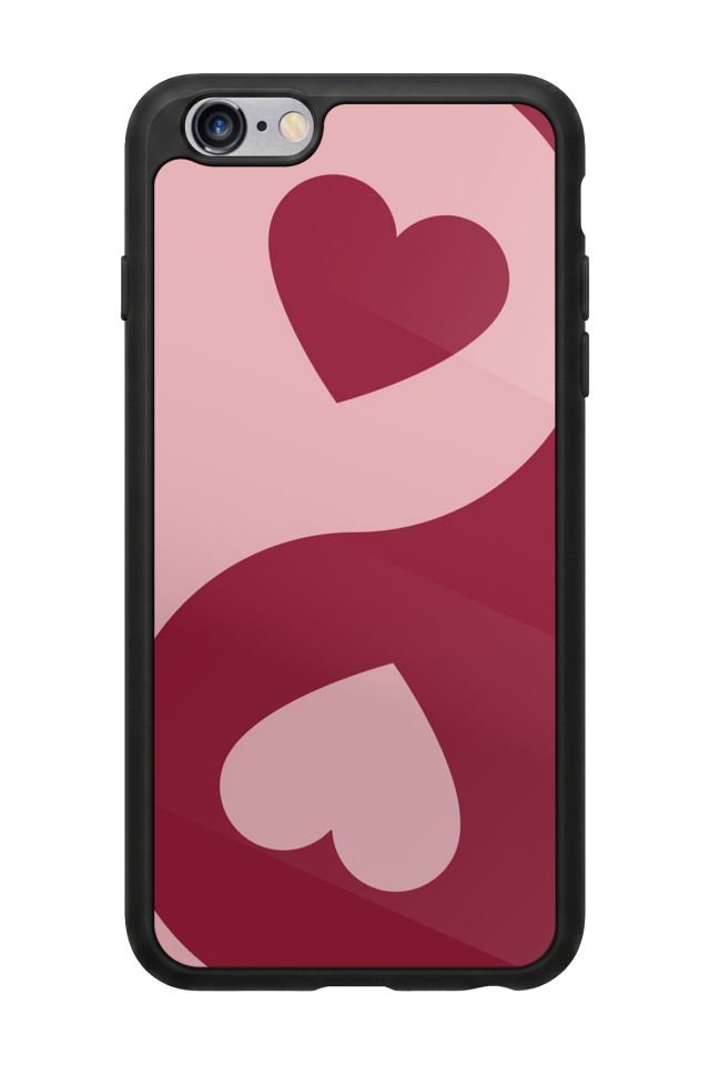 iPhone 6s Plus Uyumlu Kalp Love Tasarımlı Glossy Premium Kılıf